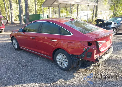 2016 Hyundai Sonata Hybrid Se из США, поврежденный, VIN KMHE24L16GA012388